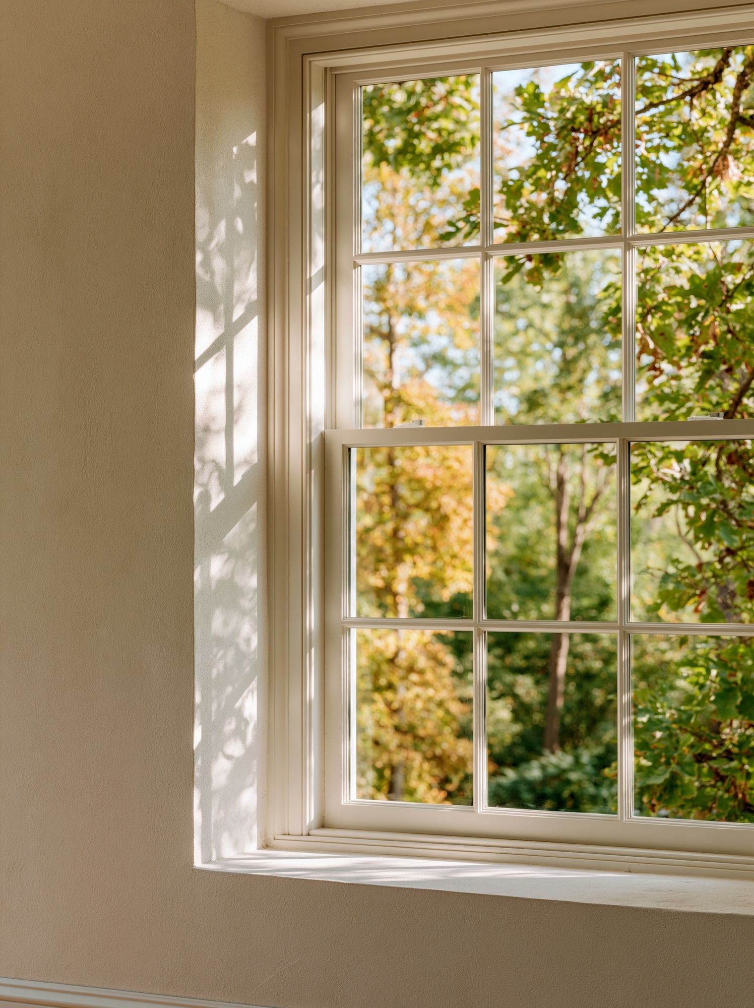 Sunlit Window View Photography Poster. poster detail