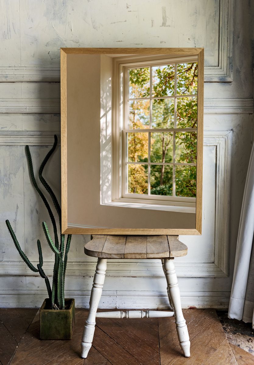 Sunlit Window View Photography Poster. room preview