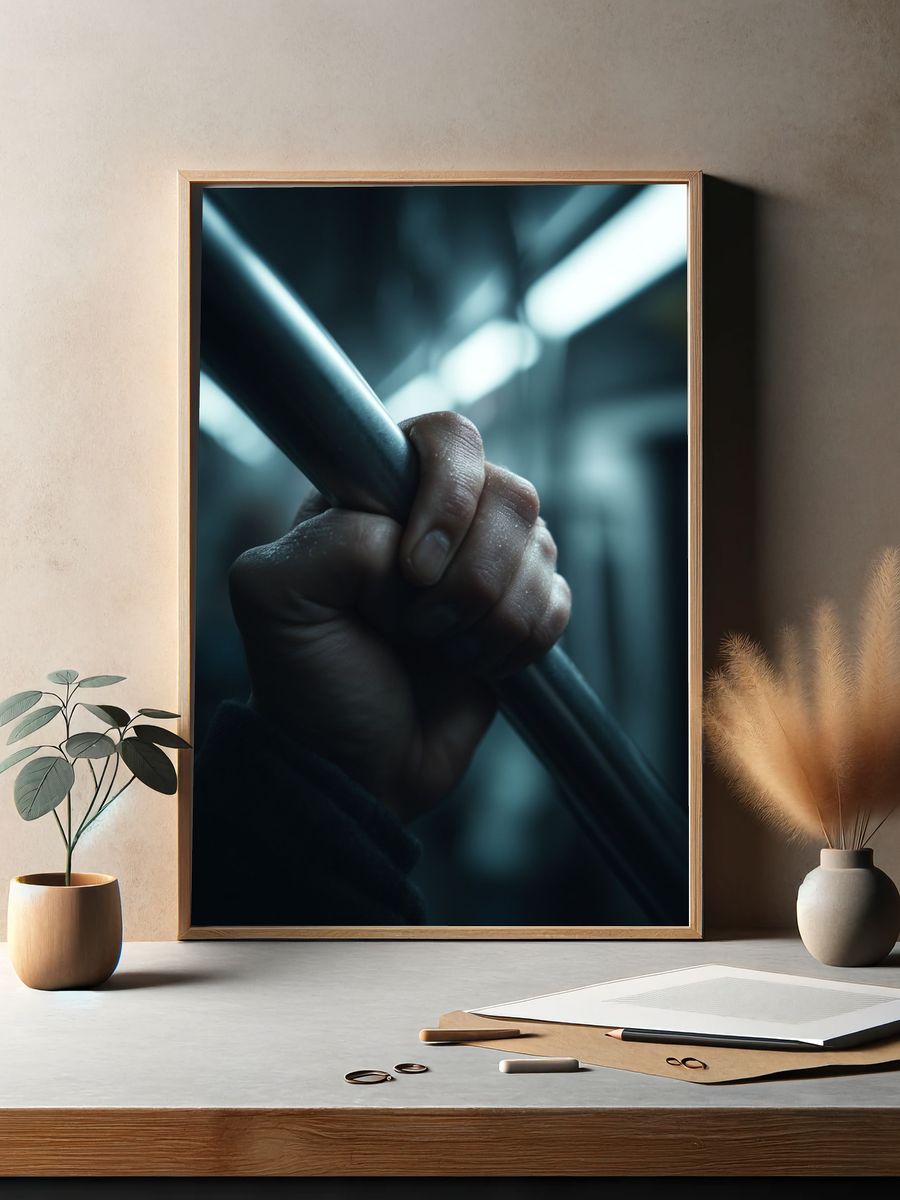 Subway Hand Grip — Photography Print. — room view 2