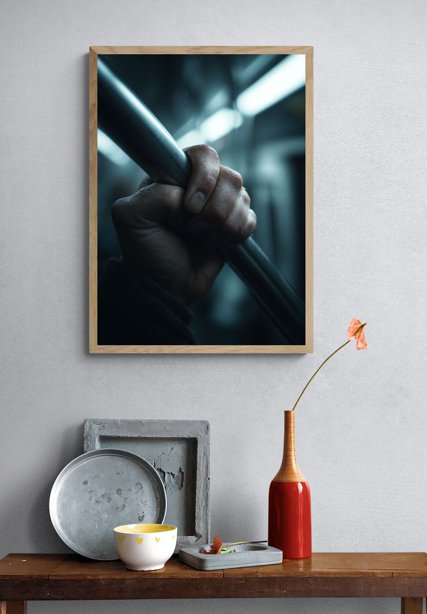 Subway Hand Grip — Photography Print. — room view 3