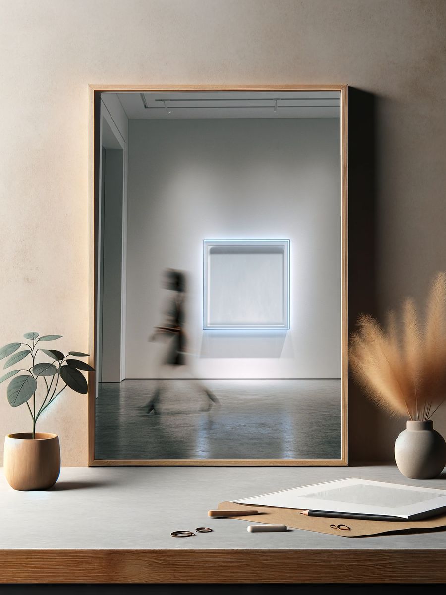 Minimalist Gallery Interior Photography Poster. — room view 2