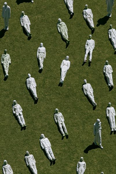 Floating Figures Photography Poster. poster print