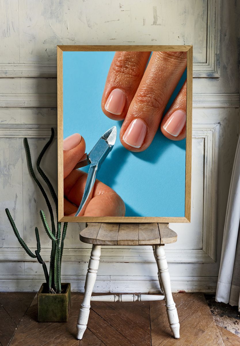 Manicure Close-Up Photography Poster. — room view 1