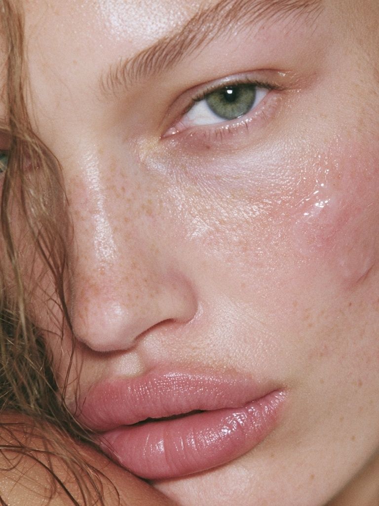 Freckled Portrait Photography Poster. poster detail