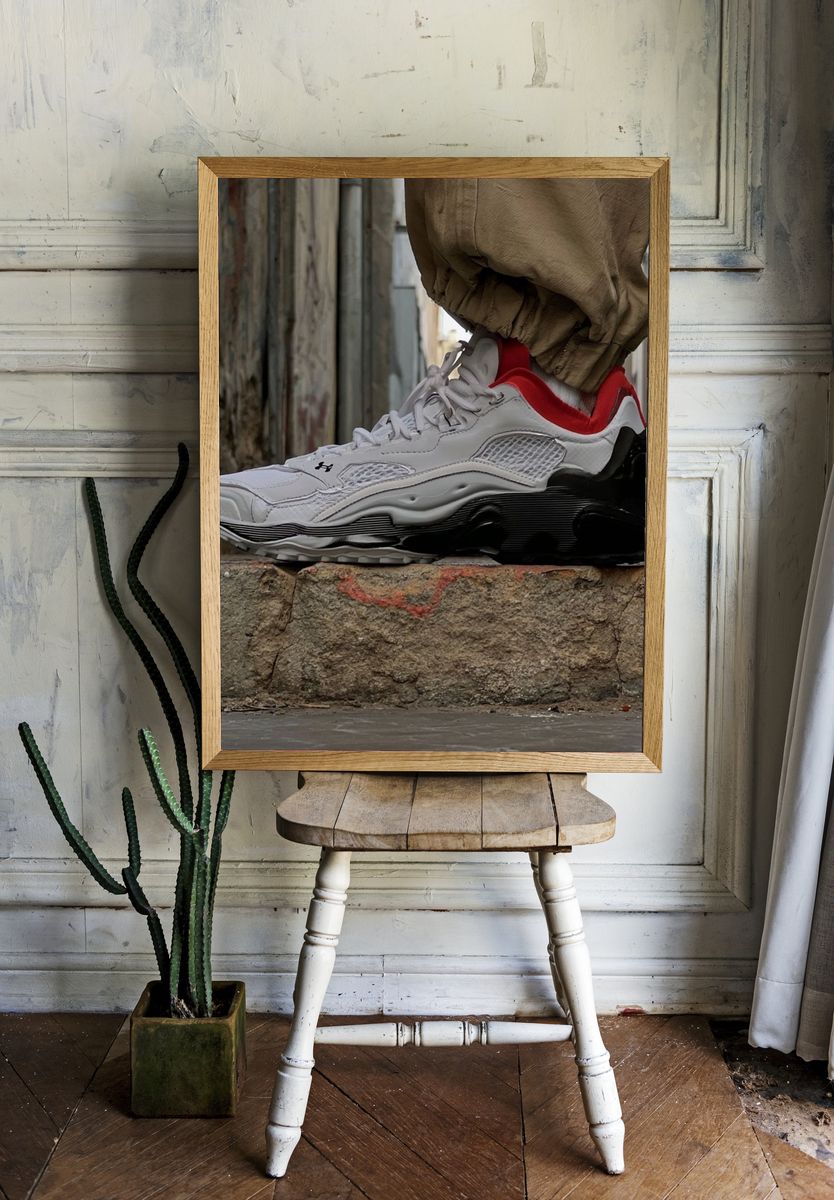 Urban Sneaker Street Photography Poster. — room view 1