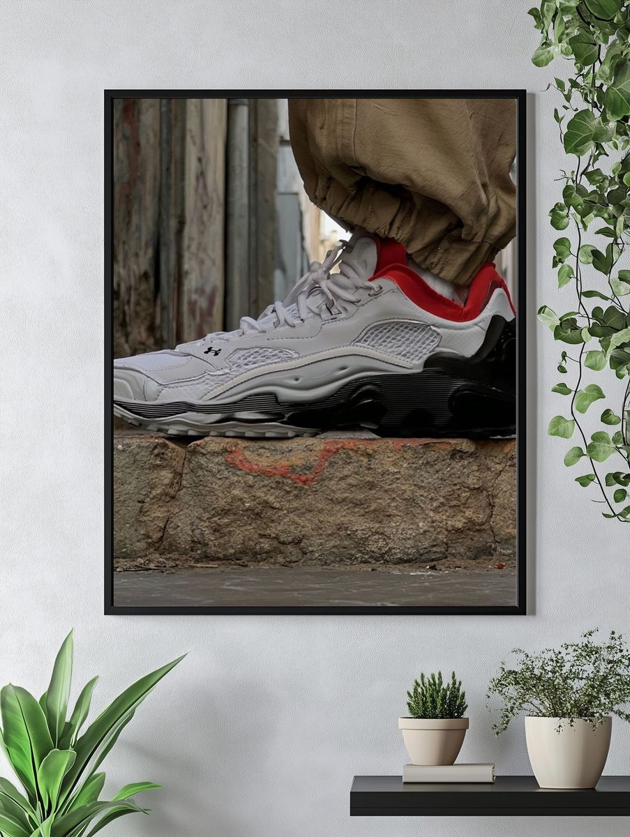Urban Sneaker Street Photography Poster. — room view 4