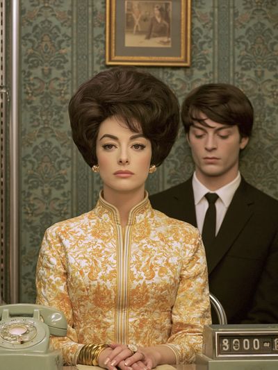 Retro Salon Portrait Poster.