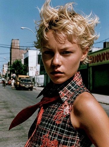 Blonde Street Portrait Photography Poster. poster — photography art