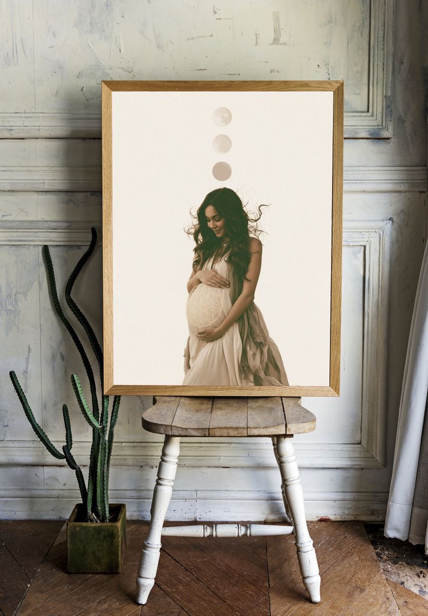 Dreamlike Portrait Photography Poster. room preview
