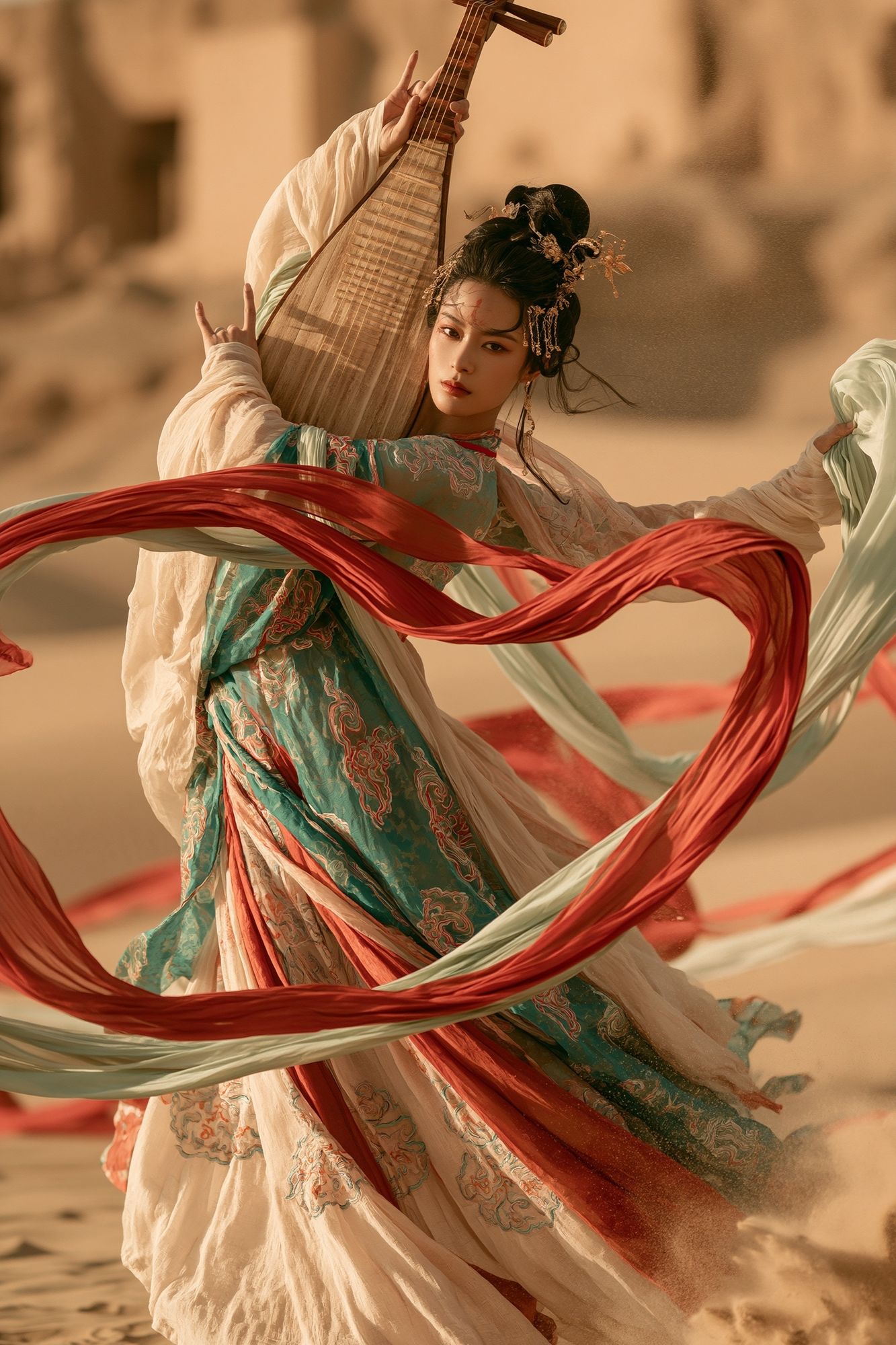 Cultural Dance Portrait Print. poster — photography art