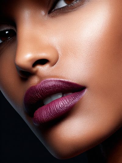 Luxe Beauty Close-Up Photography Poster.
