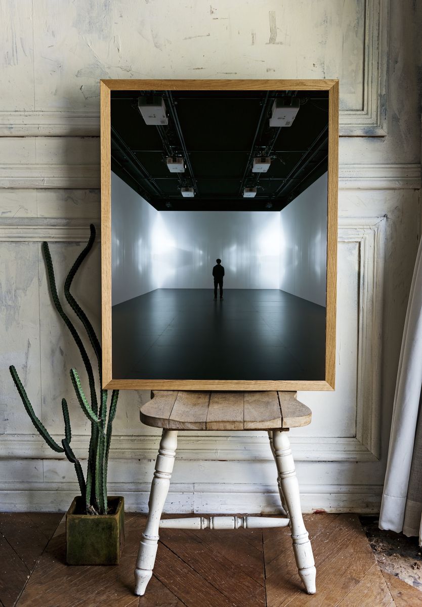 Minimalist Gallery Space Photography Poster. — room view 1