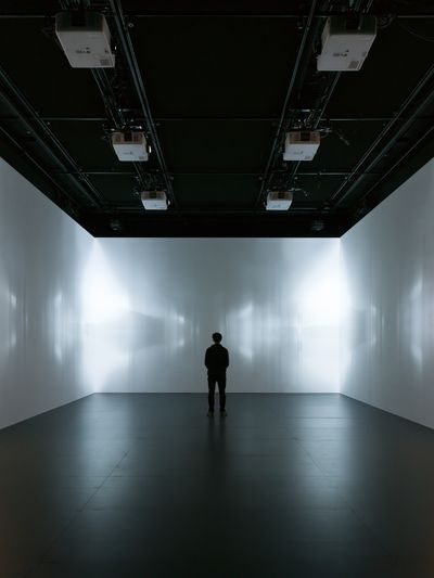 Minimalist Gallery Space Photography Poster. poster