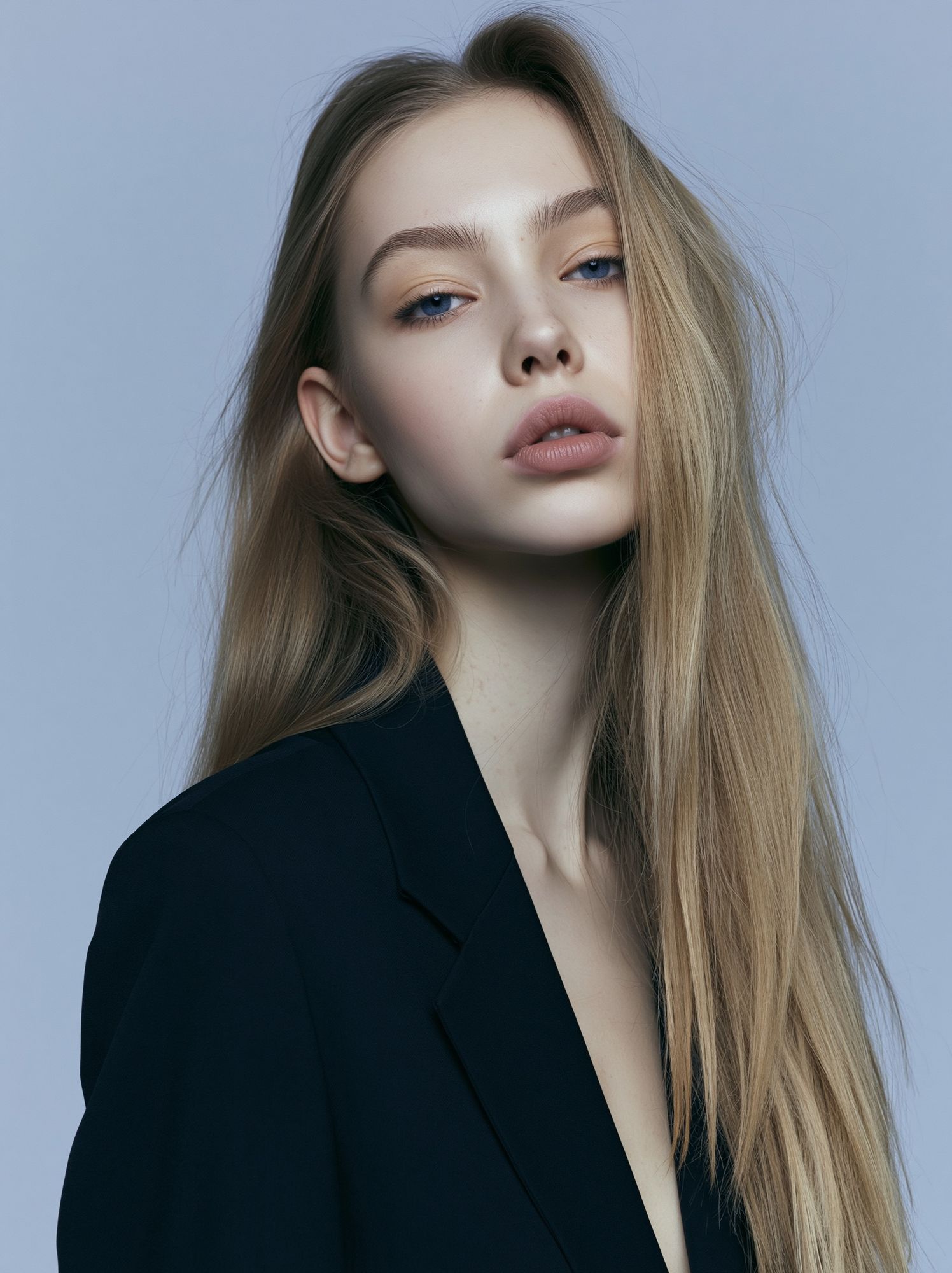 Blonde Portrait Photography Poster. poster detail