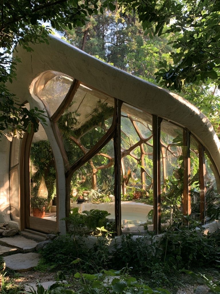 Forest Glass House Photography Poster. poster — photography art