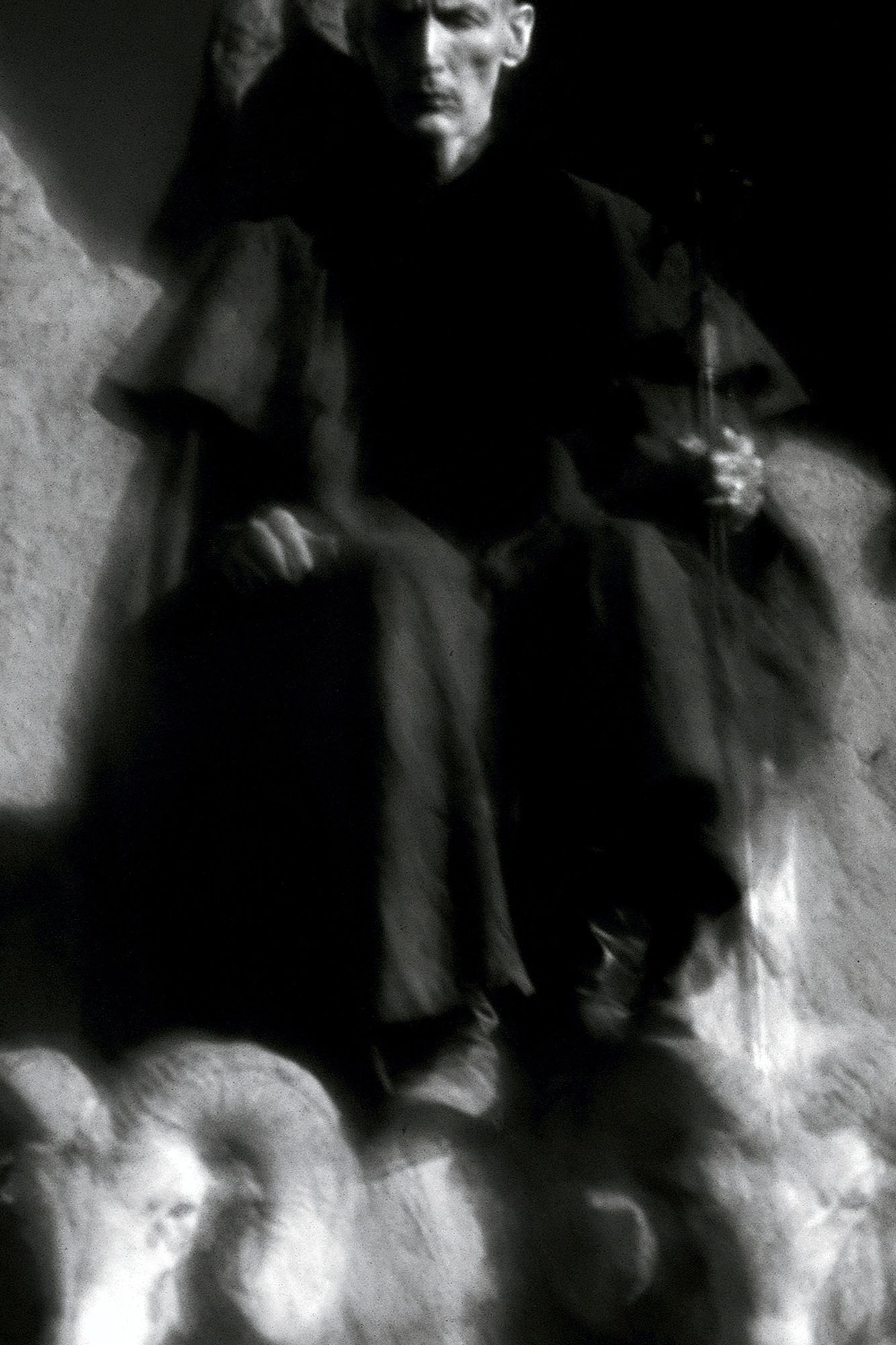 Ghostly Shepherd Portrait Print. poster detail