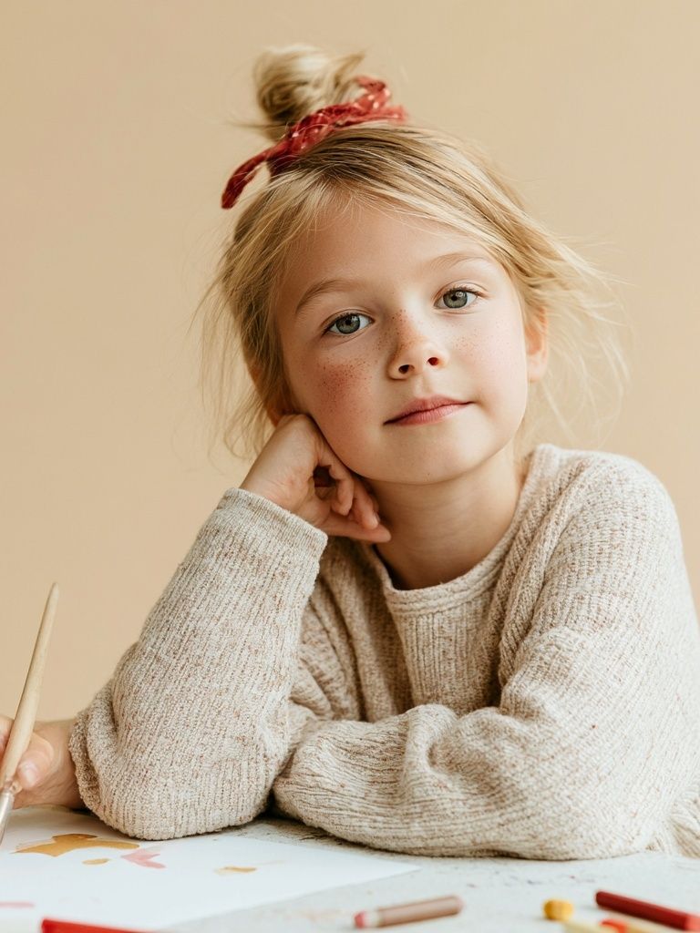 Blonde Girl Portrait Photography Poster. poster — photography art