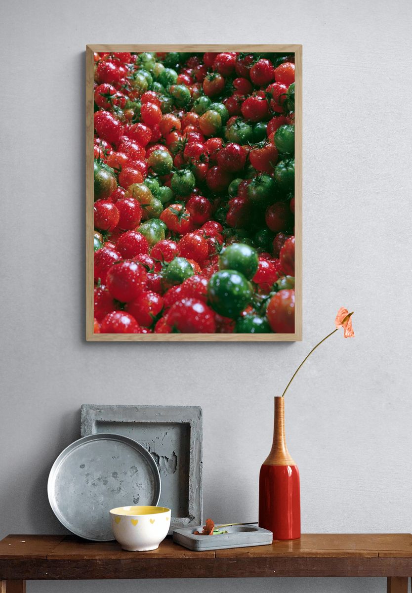 Tomato Harvest Photography Poster. — room view 3
