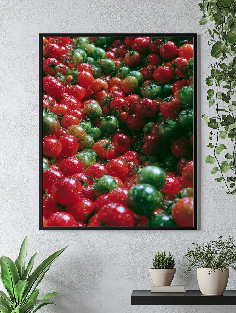Tomato Harvest Photography Poster. — room view 4