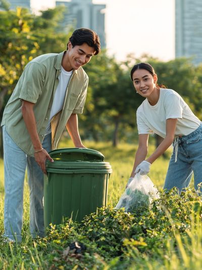 Park Cleanup Photography Poster. poster