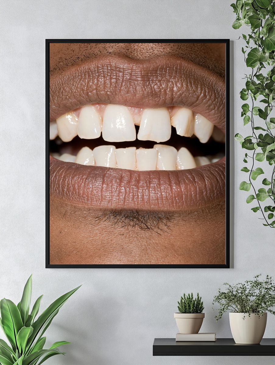 Close-Up Smile Photography Poster. — room view 4