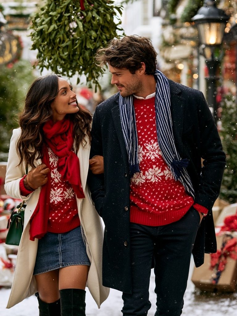 Holiday Couple Street Photography Poster. poster — photography art