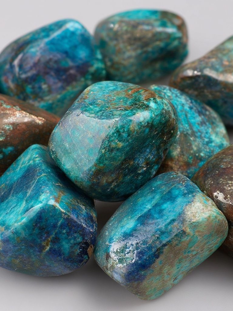 Turquoise Gemstones Photography Poster. poster — photography art