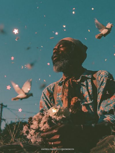 Dreamlike Portrait Photography Poster. poster