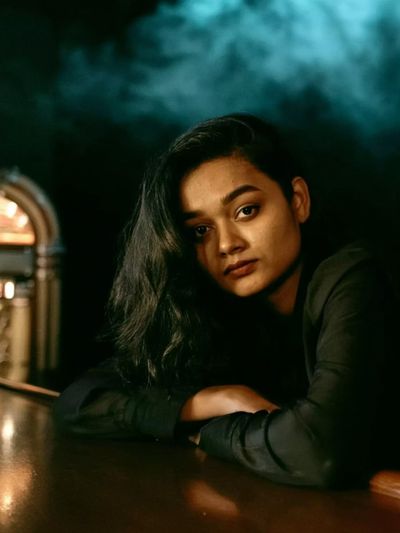 Moody Portrait Photography Poster. poster