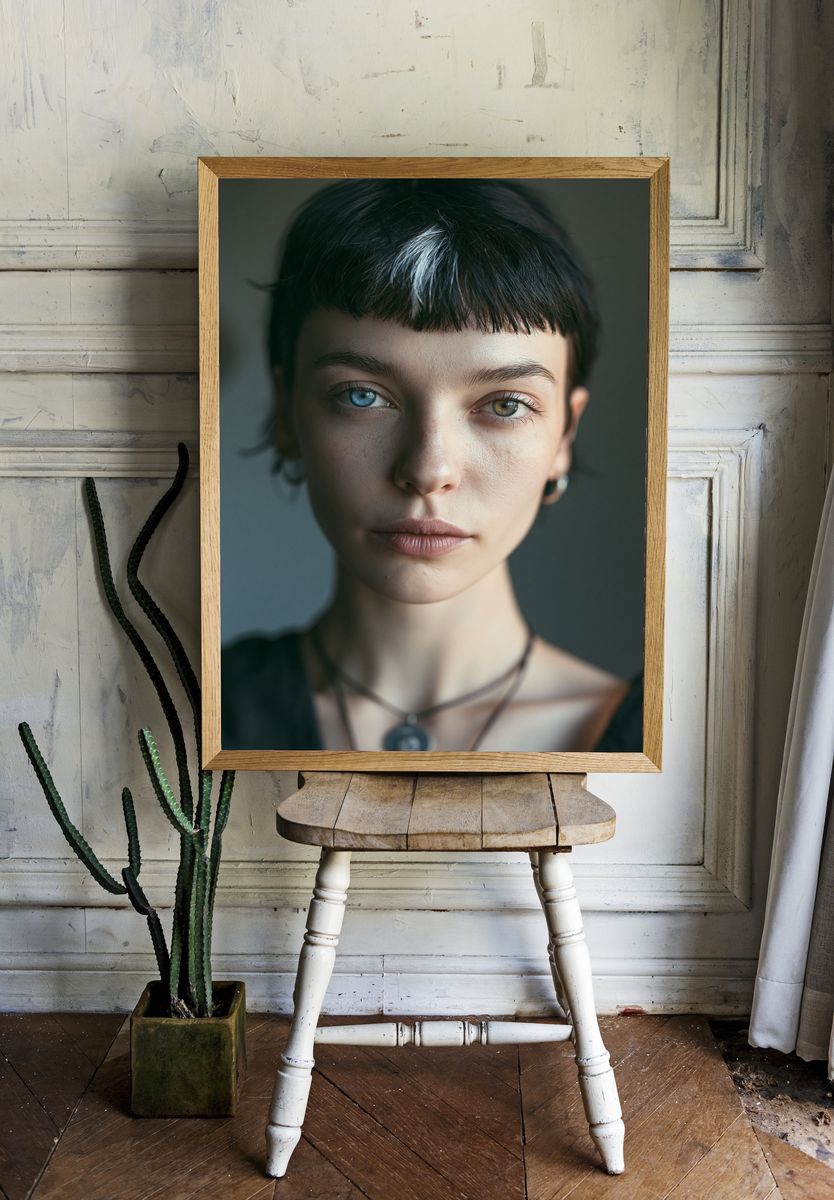Anisocoria Portrait Photography Poster. — room view 1