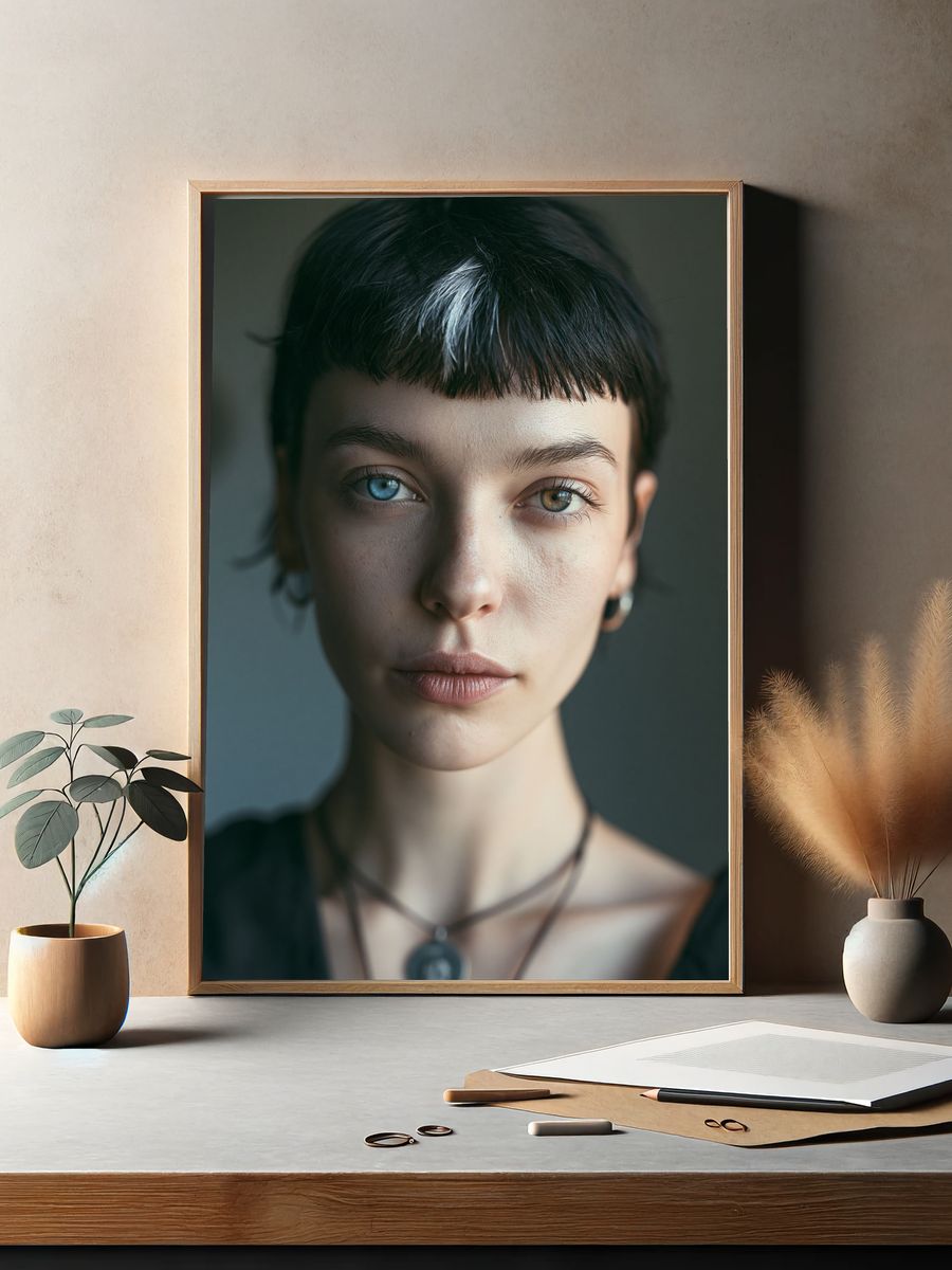 Anisocoria Portrait Photography Poster. — room view 2