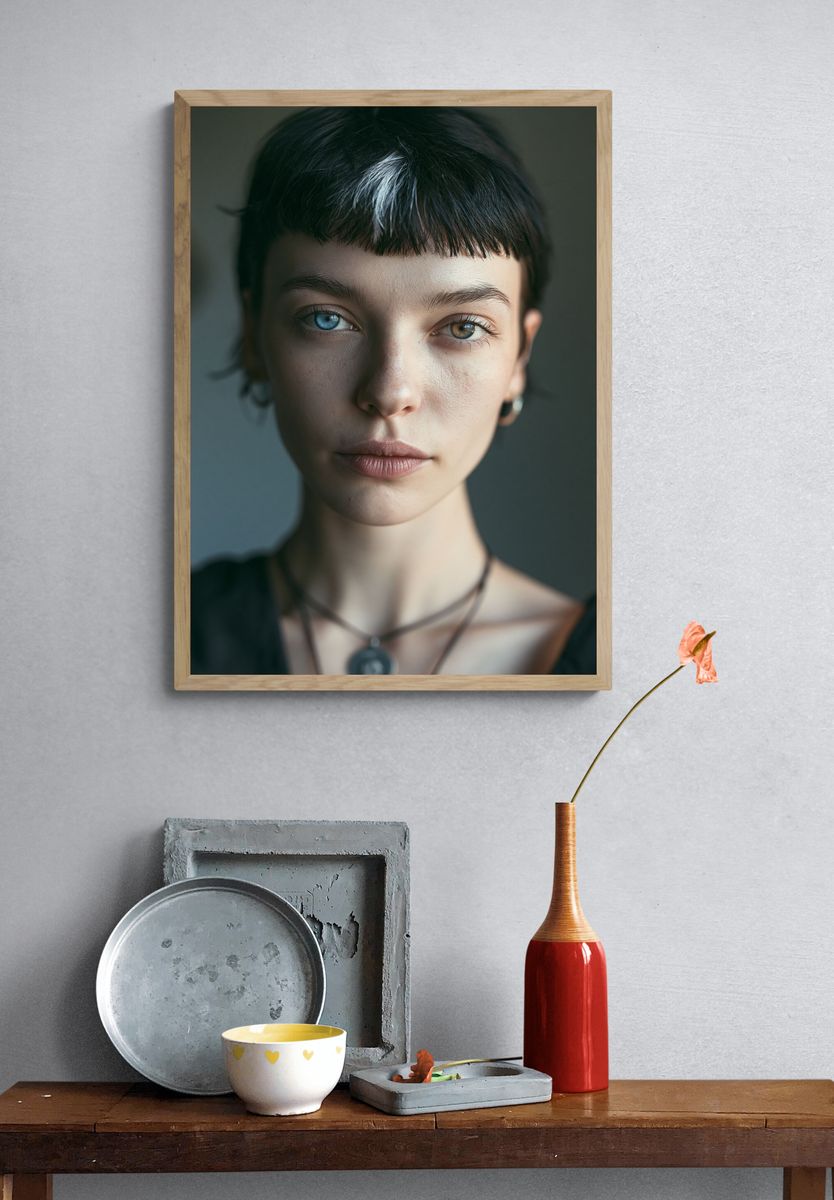 Anisocoria Portrait Photography Poster. — room view 3