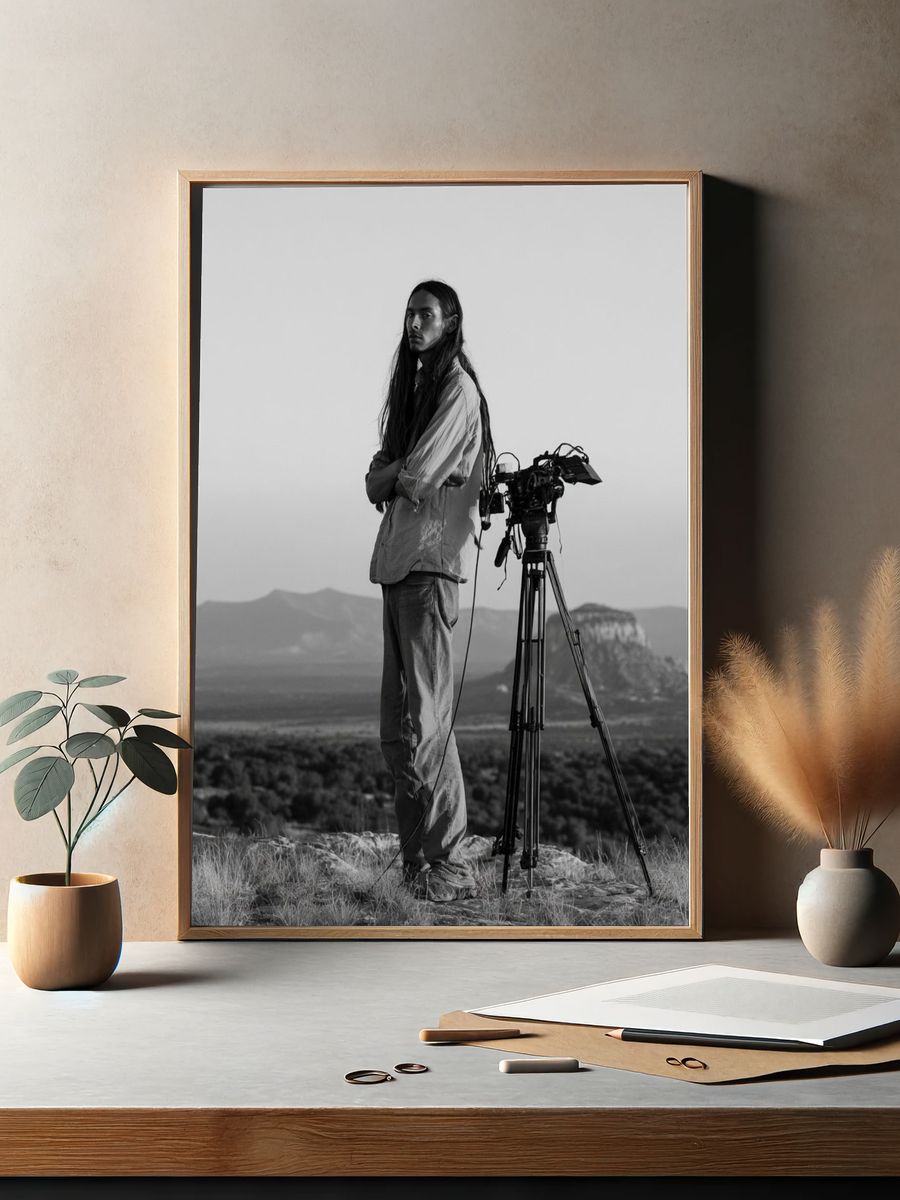 Desert Filmmaker Portrait Print. — room view 2