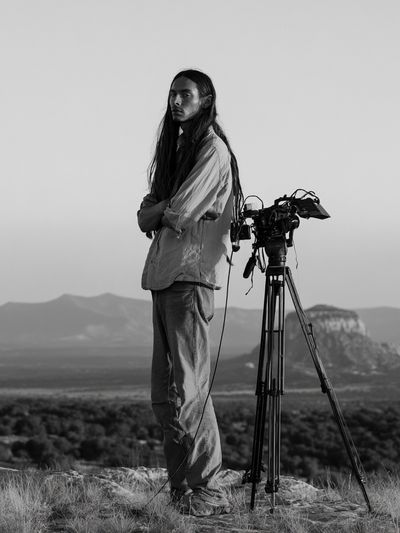 Desert Filmmaker Portrait Print.