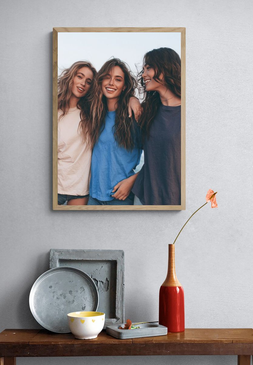 Friends by the Sea Photography Print. — room view 3