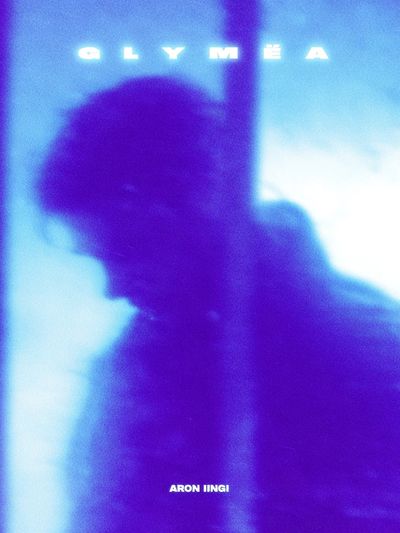 Glyméa Blue Portrait Poster. poster print