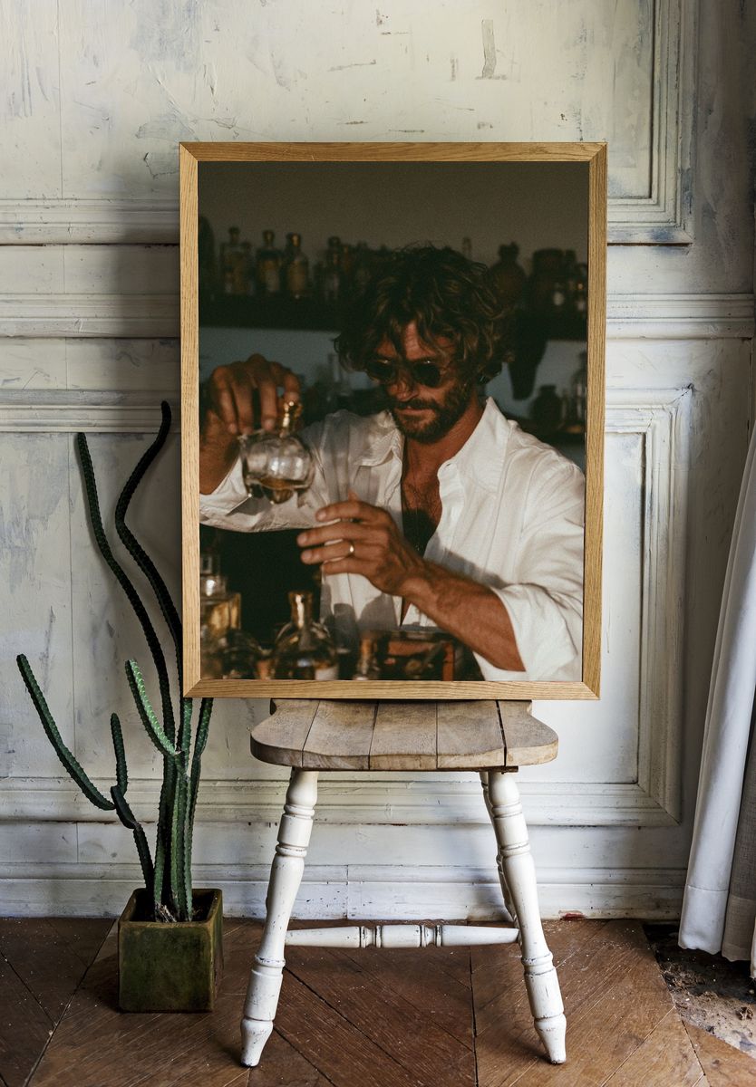 Cocktail Bartender Photography Poster. room preview