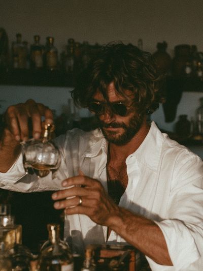 Cocktail Bartender Photography Poster.