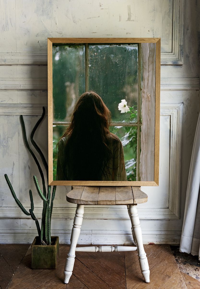 Window Silhouette Photography Poster. room preview