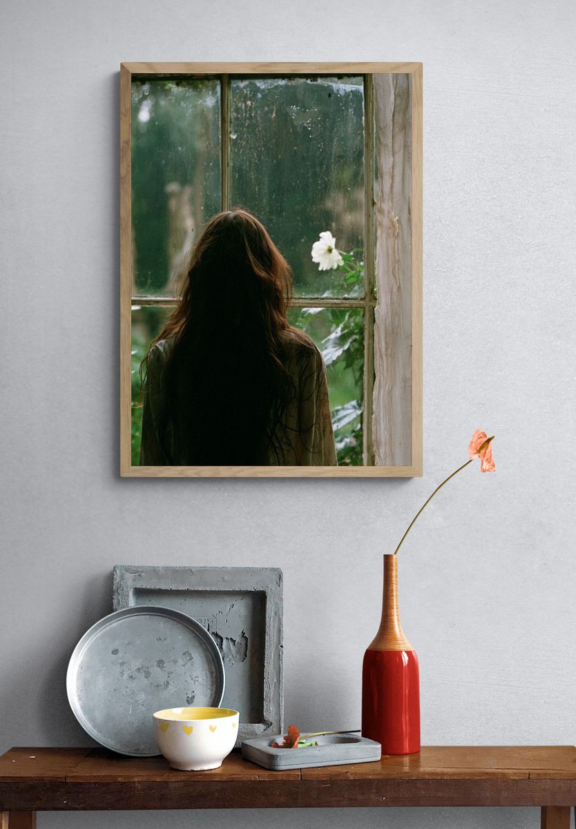 Window Silhouette Photography Poster. — room view 3
