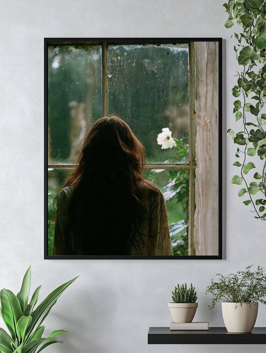 Window Silhouette Photography Poster. — room view 4