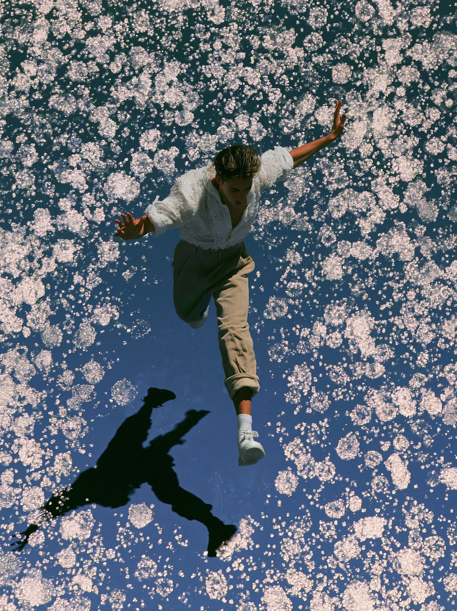 Floating Figure Photography Poster. poster detail