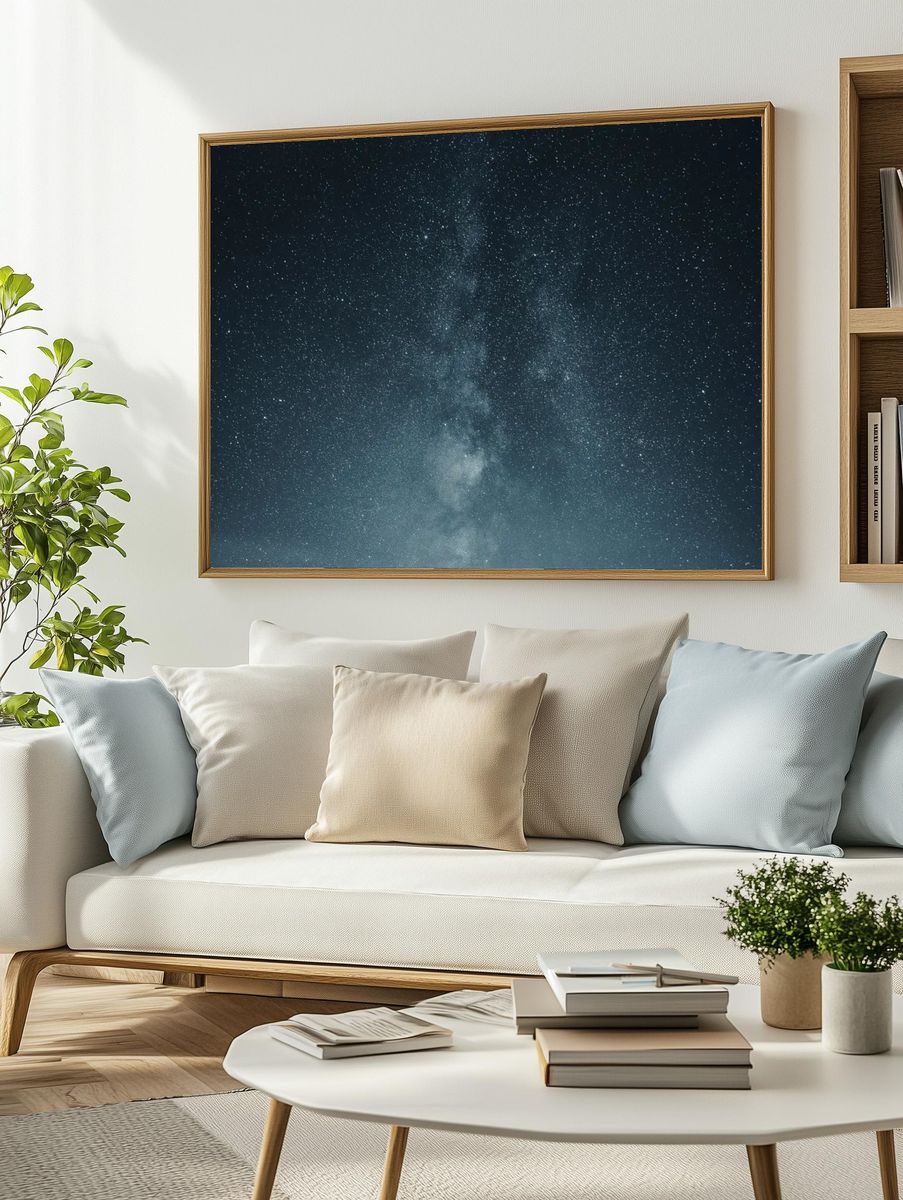 Beautiful milky way night sky. — room view 2