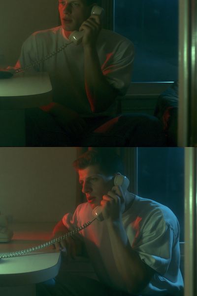 Neon Phone Call Photography Poster.