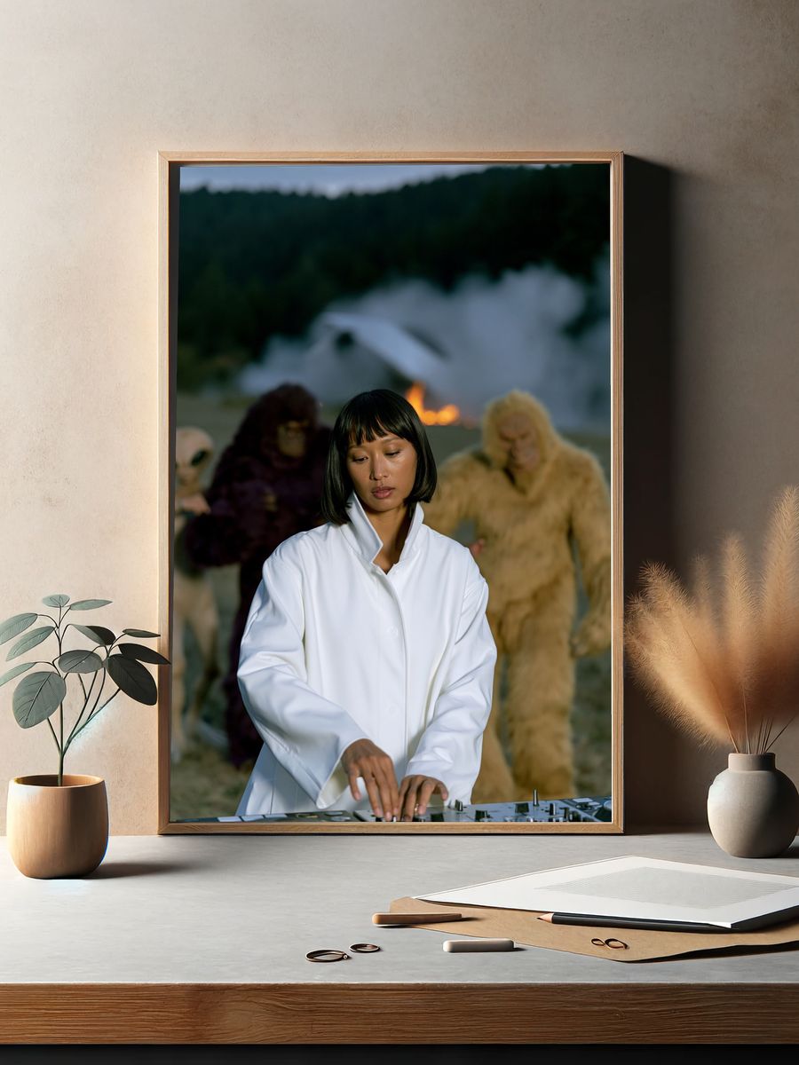 DJ Performance Portrait Poster. — room view 2