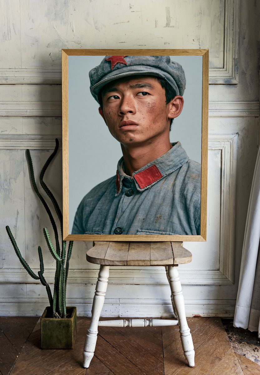 Young Soldier Portrait Photography Print. room preview