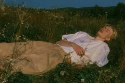 Dreaming Meadow Portrait Poster.