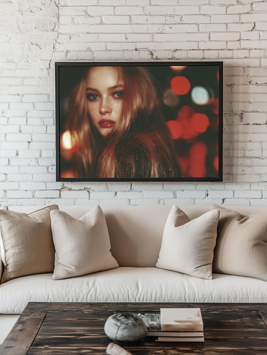 Dreamy Portrait Photography Poster. — room view 1