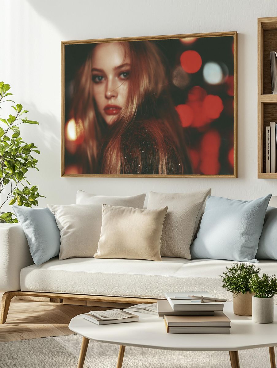 Dreamy Portrait Photography Poster. — room view 2
