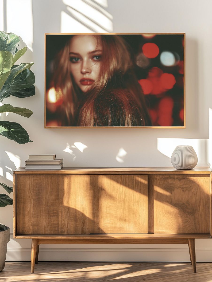 Dreamy Portrait Photography Poster. — room view 3